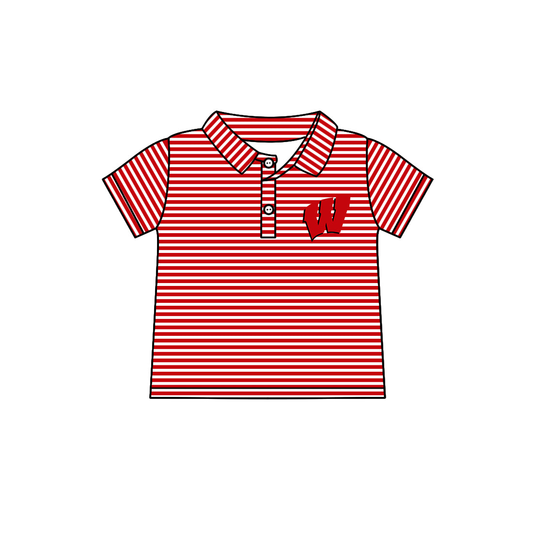 ( Moq 5 each style ) Baby Boy Girl Toddler W Team Bows Sibling Shirt Dress Set