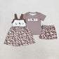 Baby Girl Toddler Summer Ducks Deer Sibling Dress Outfit Clothes RTS