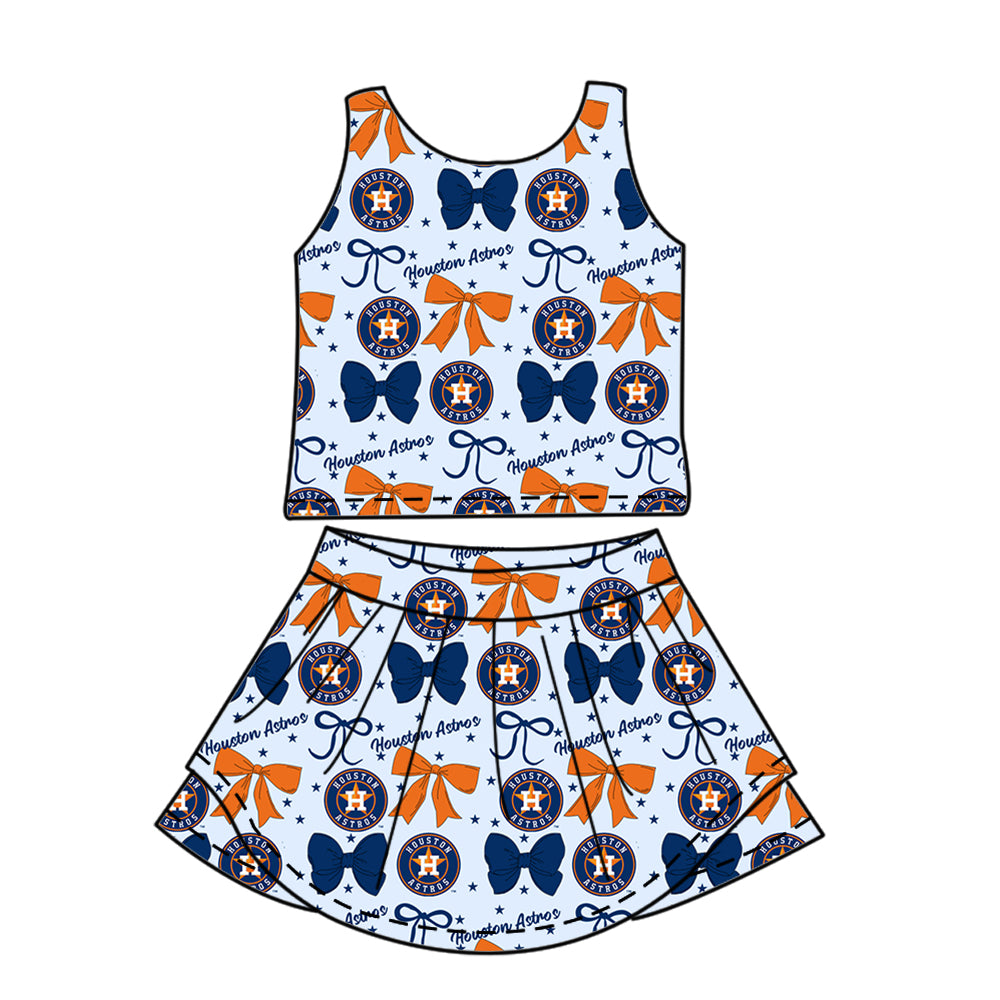 ( Moq 5 each style ) Baby Girl Toddler H Team Bows ‌Sibling Dress Set