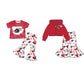 ( Moq 5 each style ) Baby Girl Team Sibling Eagle Bows Dress Set 7.23