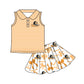 ( Moq 5 each style ) Baby Girl Toddler Team Bows ‌Dogs Sibling Dress Set