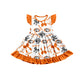 ( Moq 5 each style ) Baby Girl Toddler Team Tigers Bows Sibling Dress Set