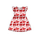 ( Moq 5 each style ) Baby Boy Girl Toddler W Team Bows Sibling Shirt Dress Set