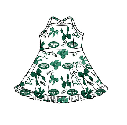 ( Moq 5 Each Style ) Baby Girls Toddler Stars Bows Team Sibling Green Shorts Dresses Set Summer Clothes