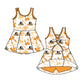 ( Moq 5 each style ) Baby Girl Toddler Team Bows ‌Dogs Sibling Dress Set