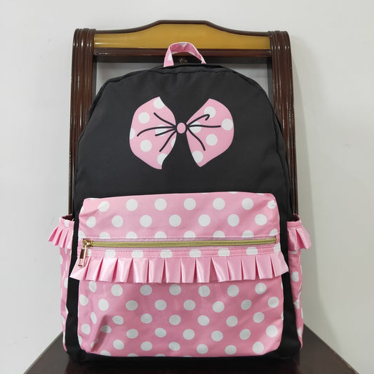 Baby Baby Girl Pink Bow Cartoon Backpack Bags