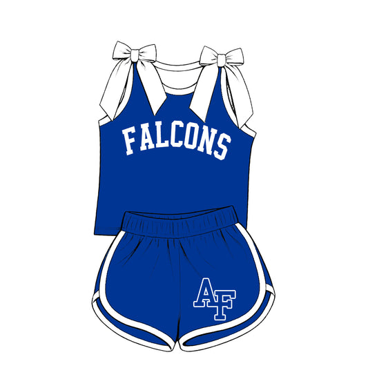 ( Moq 5 ) Baby Girls Kids Sleeveless Bows Shirt Shorts Team Set Clothes