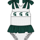 ( Moq 5 Each Style ) Baby Boys Girls Toddler Plaid Sibling Shorts Sets Team Green Clothing