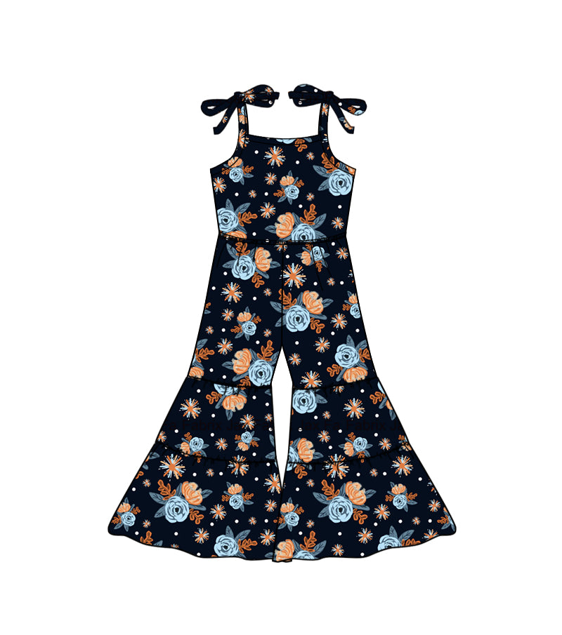 Baby Girl Sleeveless Floral Jumpsuit Moq 5