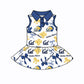 ( Moq 5 each style ) Baby Girl Team Bear Bows Sibling Dress Set 5.24