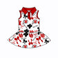 ( Moq 5 each style ) Baby Girl Team U Bows Sibling Dress Set 5.26