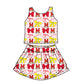 ( Moq 5 each style ) Baby Girl Toddler M Team Bows Sibling Dress Set 6.26