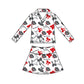 ( Moq 5 Each Style ) Sibling Baby Girls Kids Dogs Bows Team Shirt Sets Clothes