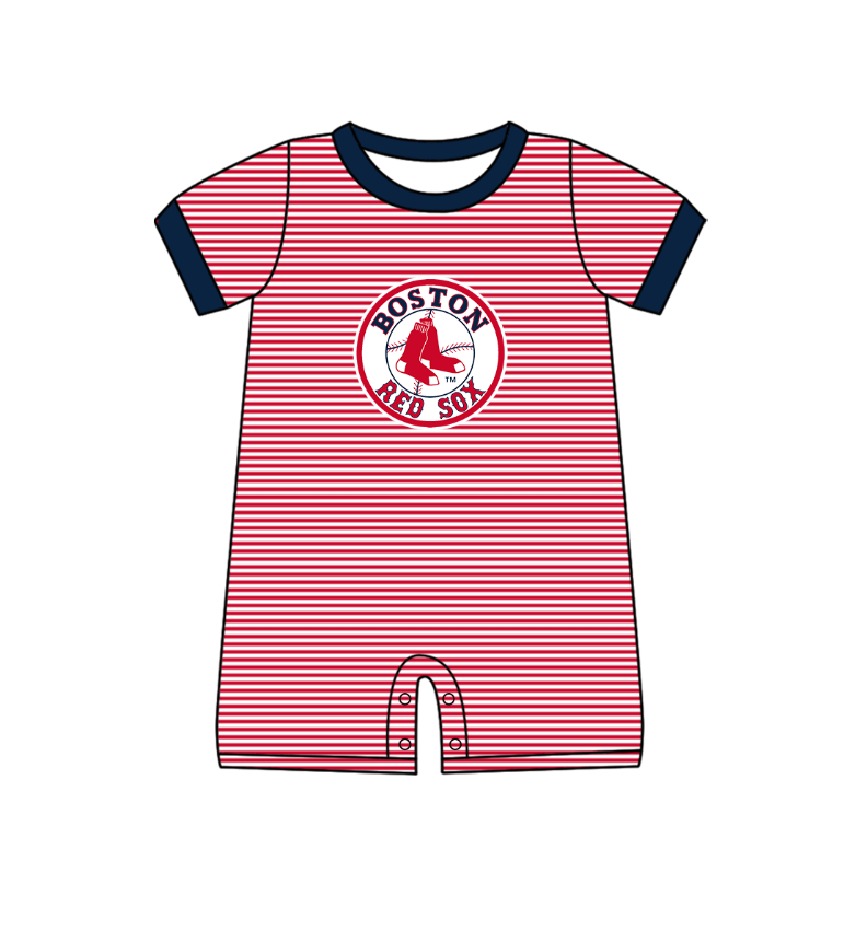 ( Moq 5 Each Style ) Baby Boys Girls Kids Socks Stripes Team Sibling Rompers Sets