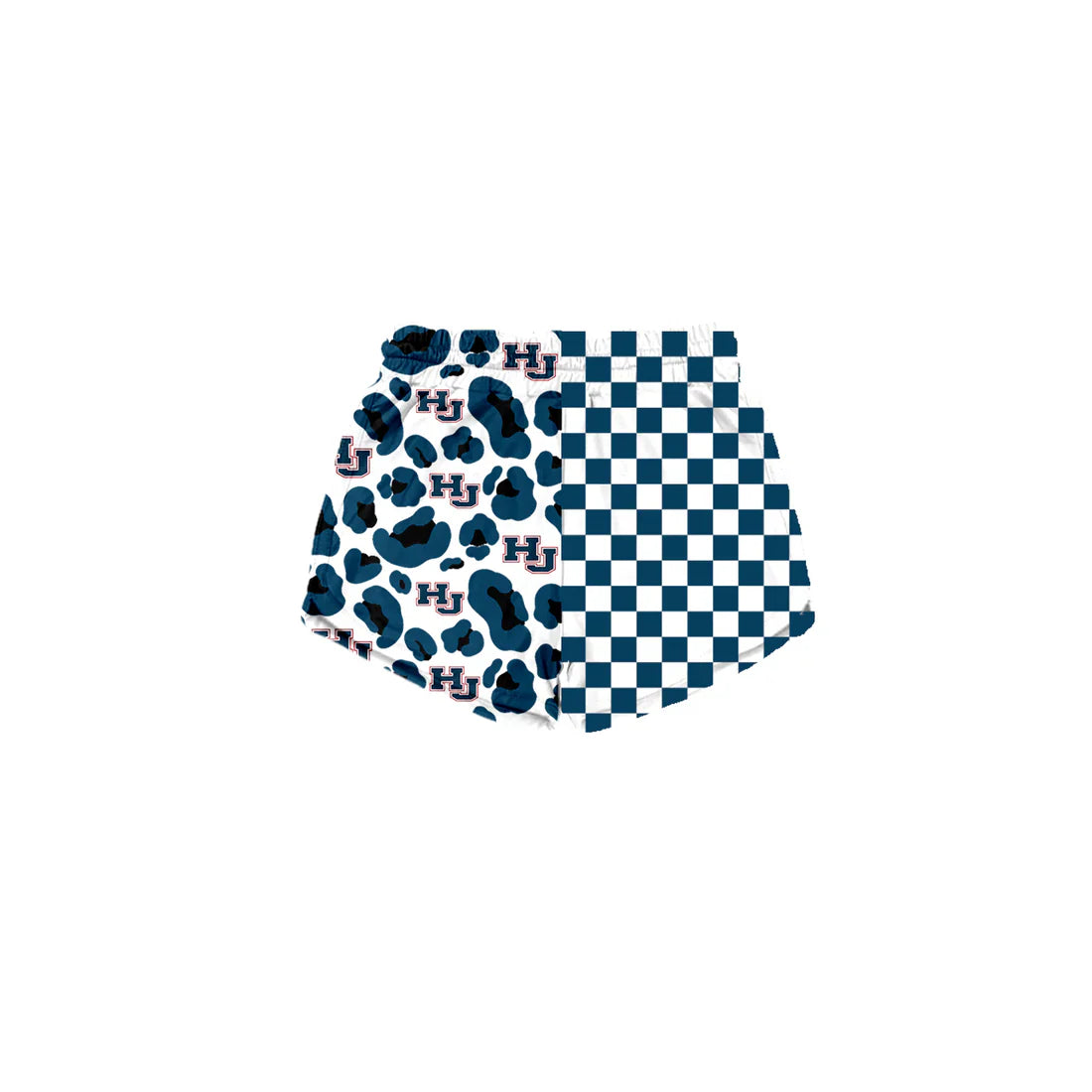 ( Moq 5 Each Style ) Baby Girls Kids HJ Checked Leopard Shorts Team Clothes
