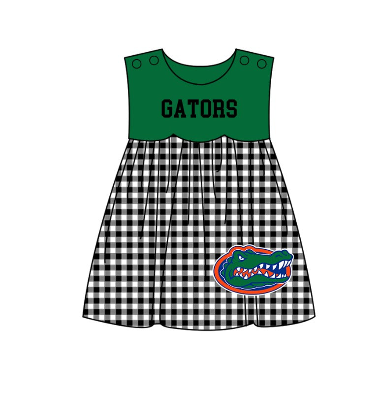 ( Moq 5 Each Style ) Baby Boys Girls Kids Plaid Team Sibling Green Rompers Dress Sets