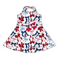 ( Moq 5 each style ) Baby Girl Team A Bows Sibling Dress Set 5.17