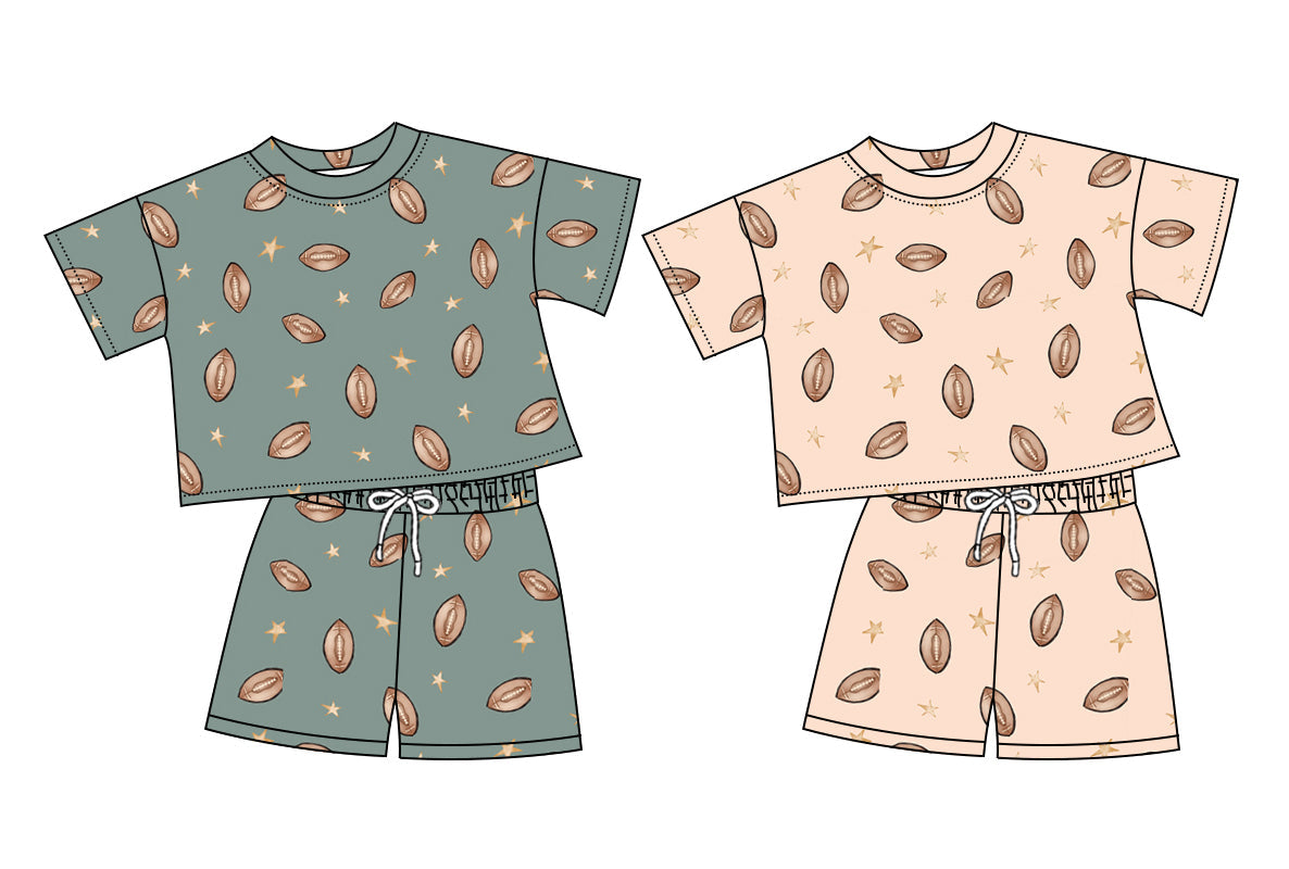 Baby Kids Toddler Short Sleeves Football Stars Sibling Set ( Moq 5 Each Style ) 2.11