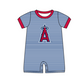 ( Moq 5 Each Style ) Baby Boys Girls Kids Team Sibling Blue Stripes Rompers Sets