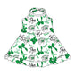 ( Moq 5 each style ) Baby Boy Girl Team Cheer Sibling Shirt Tigers Bows Dress Set 8.4