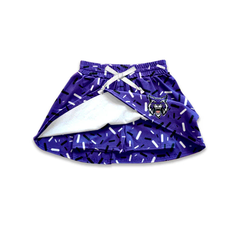 ( Moq 5 each style ) Baby Boy Girl Team Sibling Cat Purple Drips Dress Shirt Shorts Pants 7.4