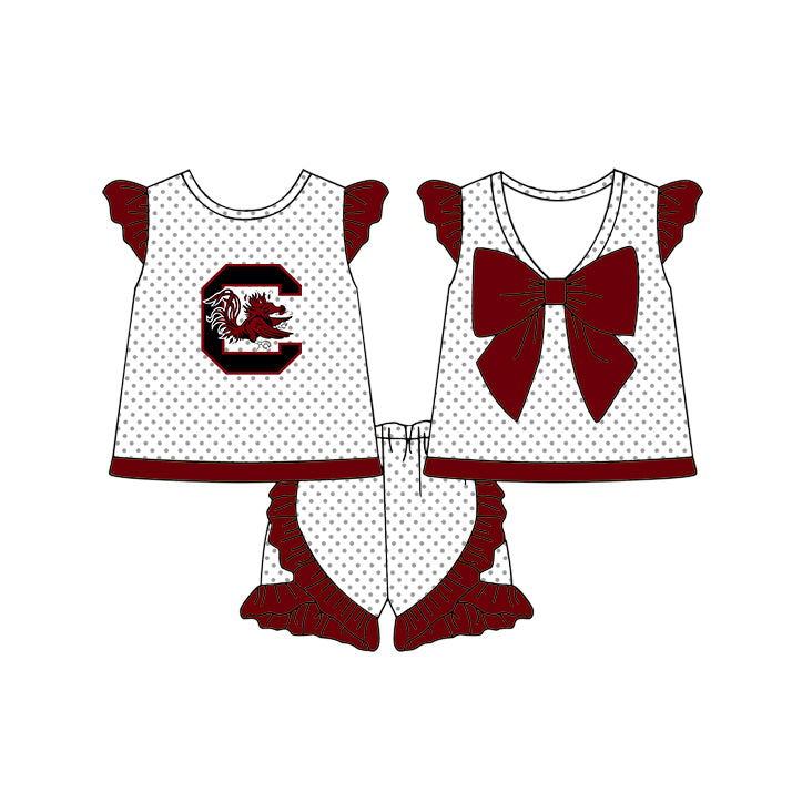 ( Moq 5 Each Style ) Baby Boys Girls Toddler Chicken Sibling Shirts Sets Team Clothing