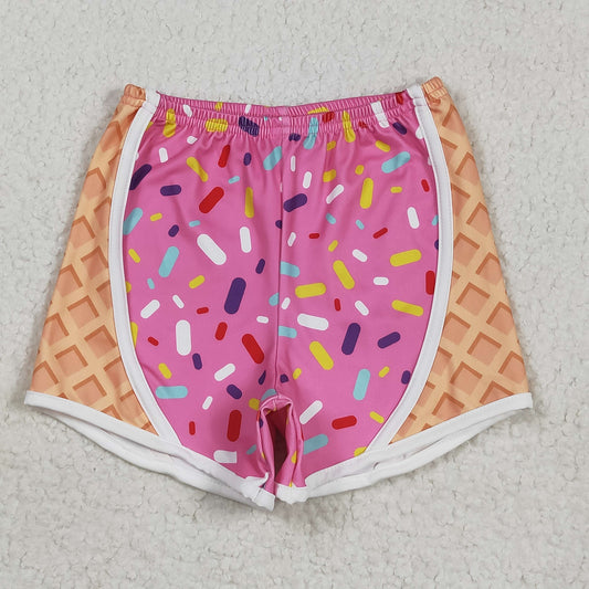 Baby Girl Cake Pink Yoga Active Shorts Bottoms RTS