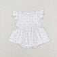 Baby Girl Short Sleeves Bows Skirt Bubble One Piece Romper