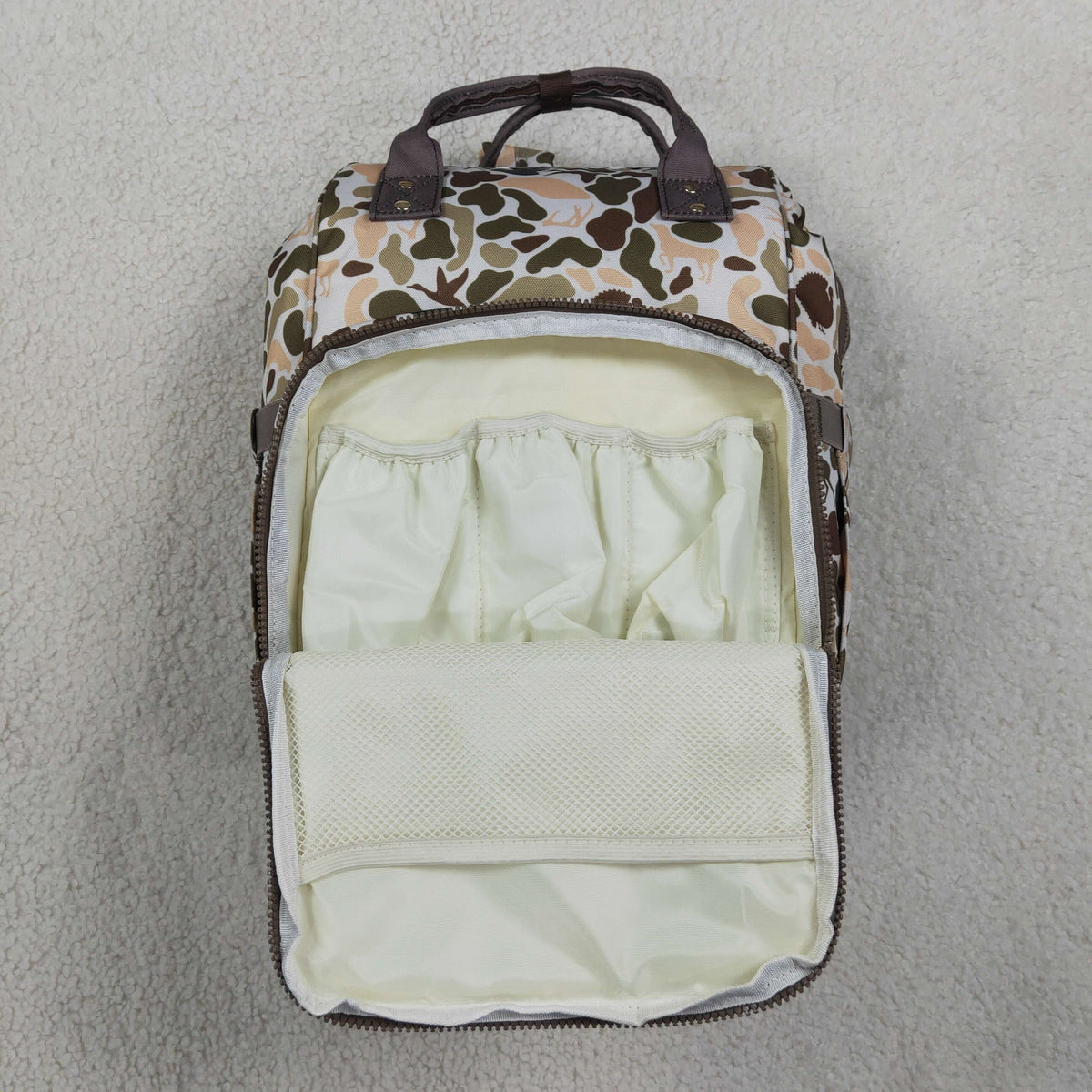 Baby Boys Kids Dogs Ducks Deer Camo Zipper Backpack Hunting Bag RTS