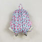 Baby Girl Flower Pink Checkered Backpack Bags