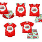 Baby Boy Girl Short Sleeves Easter Rabbits Eggs Bus Sibling Dress Romper Clothes Set ( Moq 5 Each style )12.4