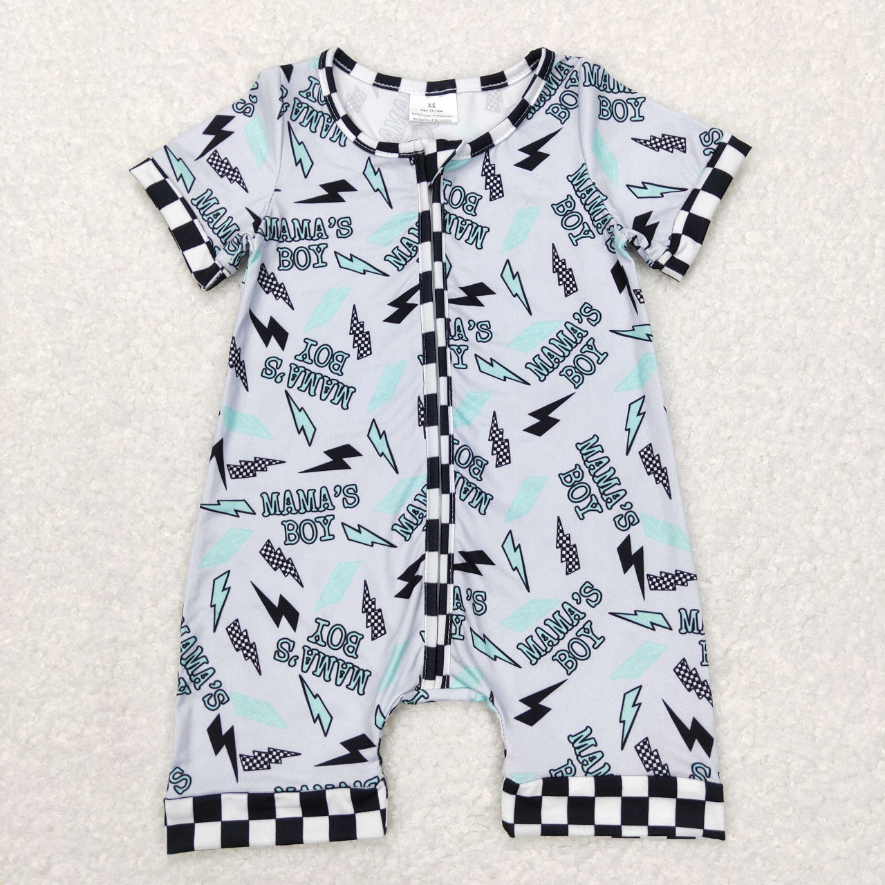 SR0562 Short Sleeves Mama's Girl One Piece Romper