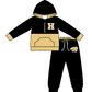 ( MOQ 5 ) Custom Design Baby Kids Toddler Long Sleeves Hoodie Tops Pants Sets