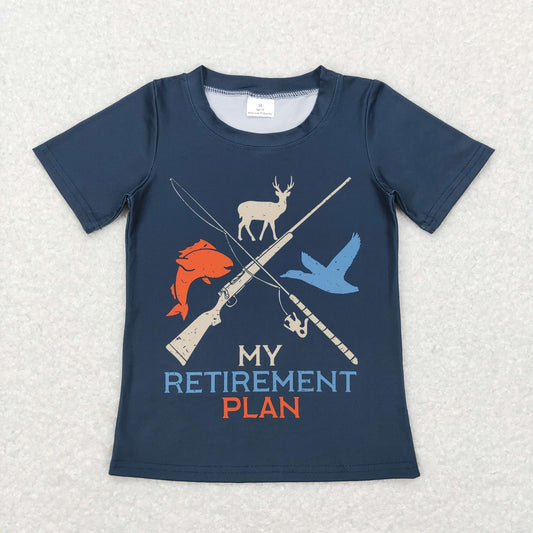 BT0416 Baby Boy Short Sleeves Hunting Shirt