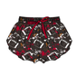 ( Moq 5 Each Style ) Baby Boys Girls Toddler Football Sibling Shorts Romper Red Bows Dresses Set Team Clothing