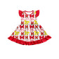 ( Moq 5 each style ) Baby Girl Toddler M Team Bows Sibling Dress Set 6.26