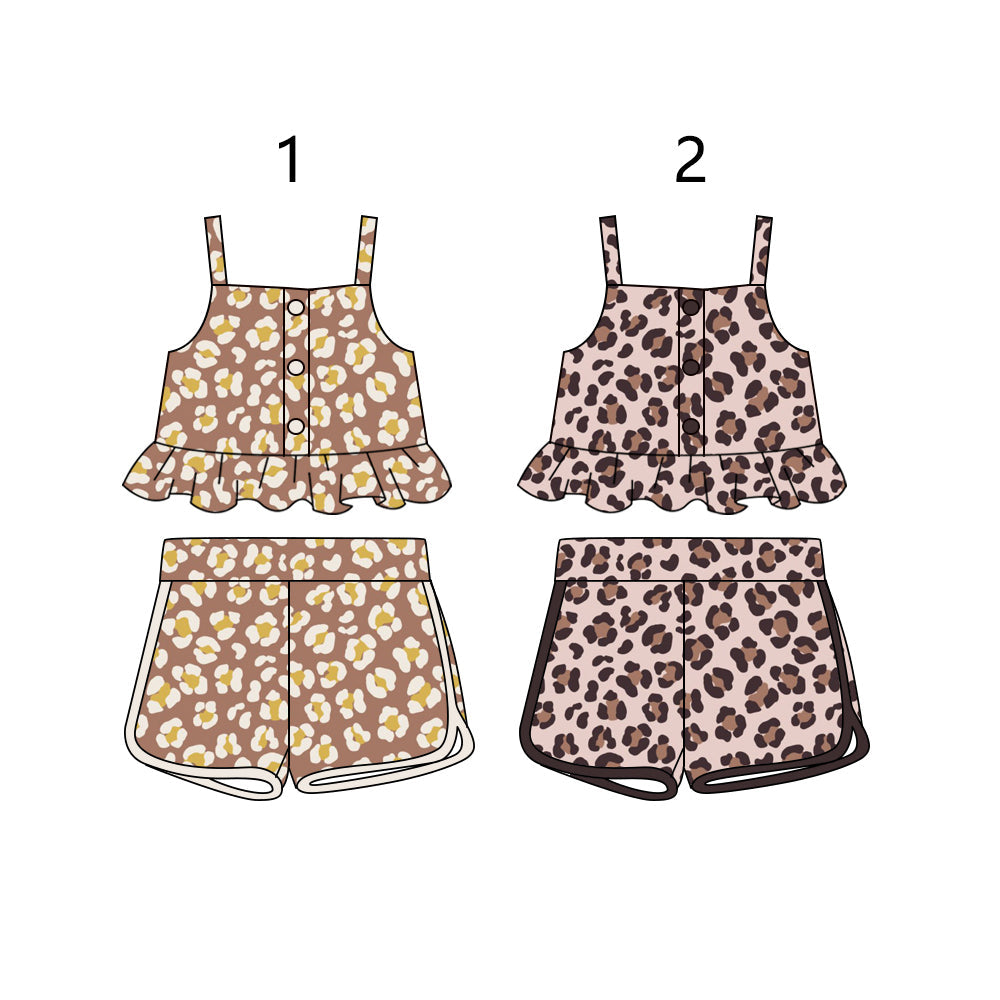 Baby Girl Straps Leopard Sibling Set ( Moq 5 Each Style ) 1.15