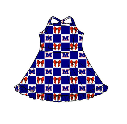 ( Moq 5 Each Style ) Baby Boys Girls Toddler Bows Team Sibling Shorts Dress Shirt Set Blue Clothes
