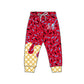 ( Moq 5 each style ) Baby Boy Girl Team Cheer Sibling Shirt Red Blue Bows Dress Set 8.13