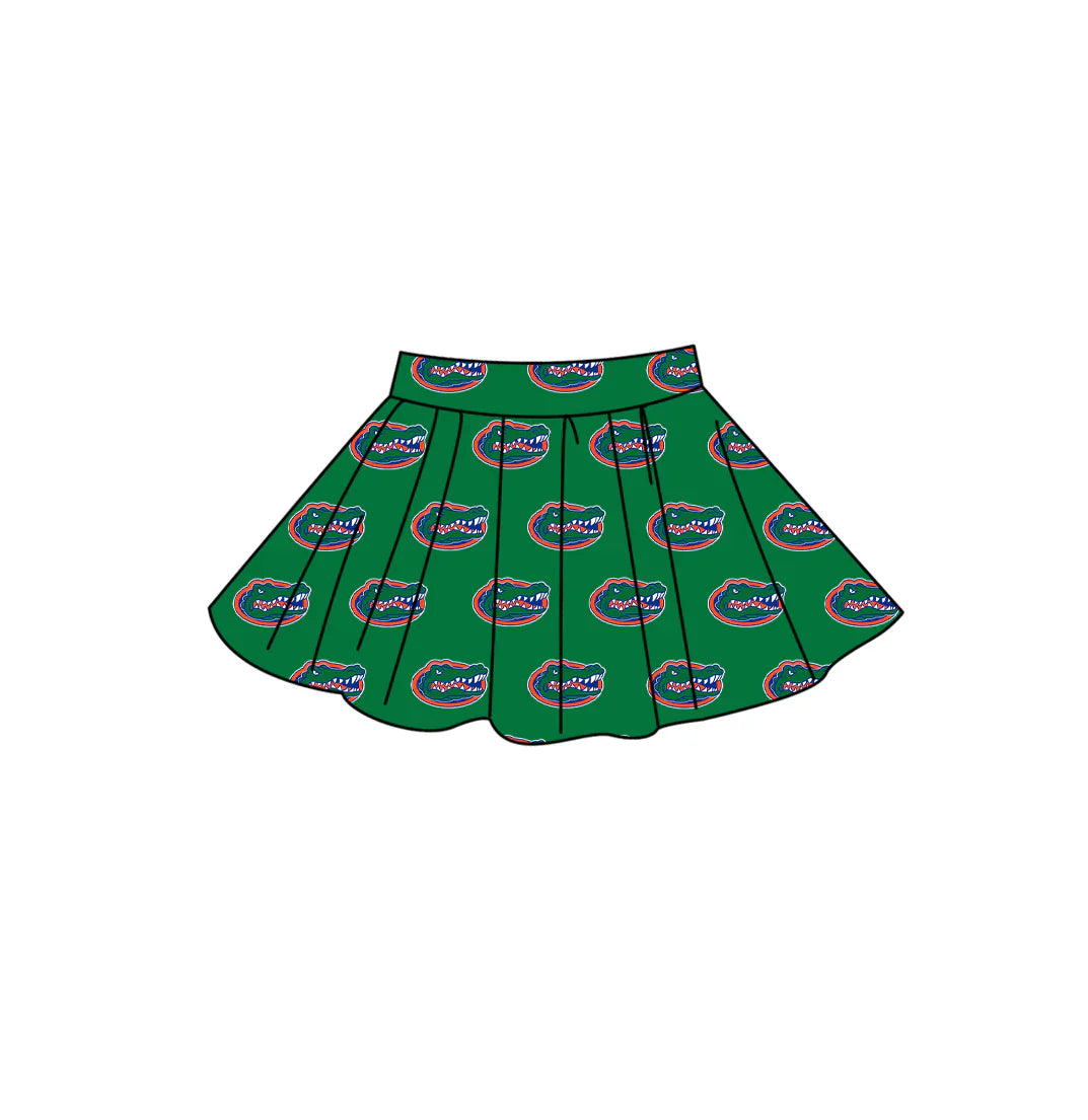 ( Moq 5 each style ) Sibling Kids Girls Adult Women Green Skorts Bottoms Mom and Me Team Clothes