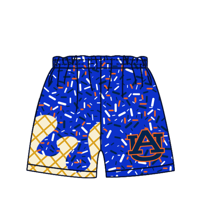 ( Moq 5 each style ) Baby Boy Girl Team AU Blue Sibling Dress Shorts Skirt 5.8