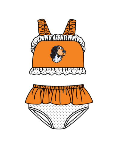 ( Moq 5 Each Style ) Baby Boys Girls Kids Team Sibling Dogs Jumpsuits Sets Swimsuits