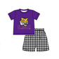 ( Moq 5 Each Style ) Baby Boys Girls Kids Tiger Plaid Team Sibling Rompers Dress Sets