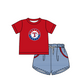 ( Moq 5 Each Style ) Baby Boys Girls Kids Team Sibling Red Stripes Rompers Sets