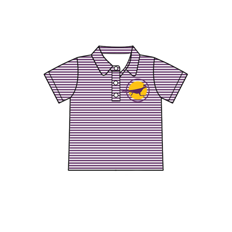 ( Moq 5 each style ) Baby Boy Girl Team Cheer Sibling Shirt Purple Bows Dress Set 8.2