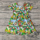 Promotion Baby Girl Animals Short Sleeves Dress