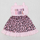 SGD0555 Mama's Girl Leopard Pink Dress