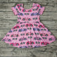 Promotion Baby Girl Car Pink Dress