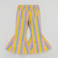 P0332 Baby Girl Stripes Denim Jeans Bell Pants