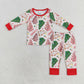 Baby Girl Christmas Tree Cake Shirt Pant Pajamas Bamboo Set